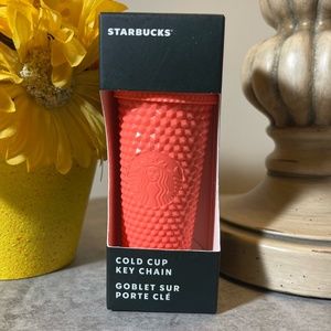 2022 Starbucks Mini Studded Dragonfruit Keychain
